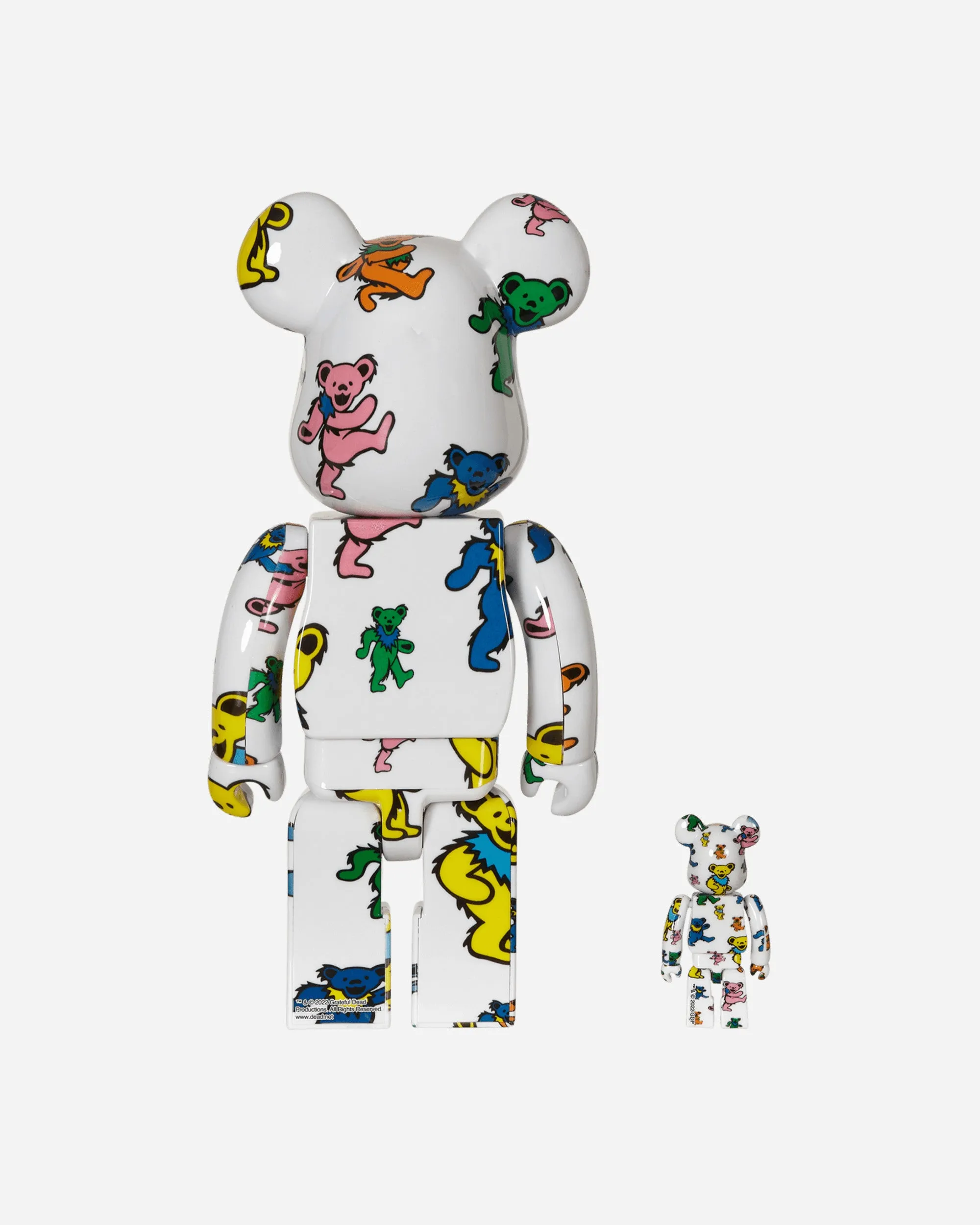 100% 400% Greateful Dead - Dancing Bear Be@rbrick Multicolor