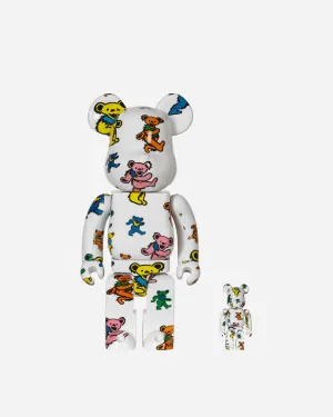 100% 400% Greateful Dead - Dancing Bear Be@rbrick Multicolor