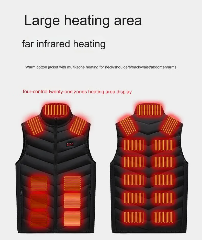 21 Area Men's Heated Gilet