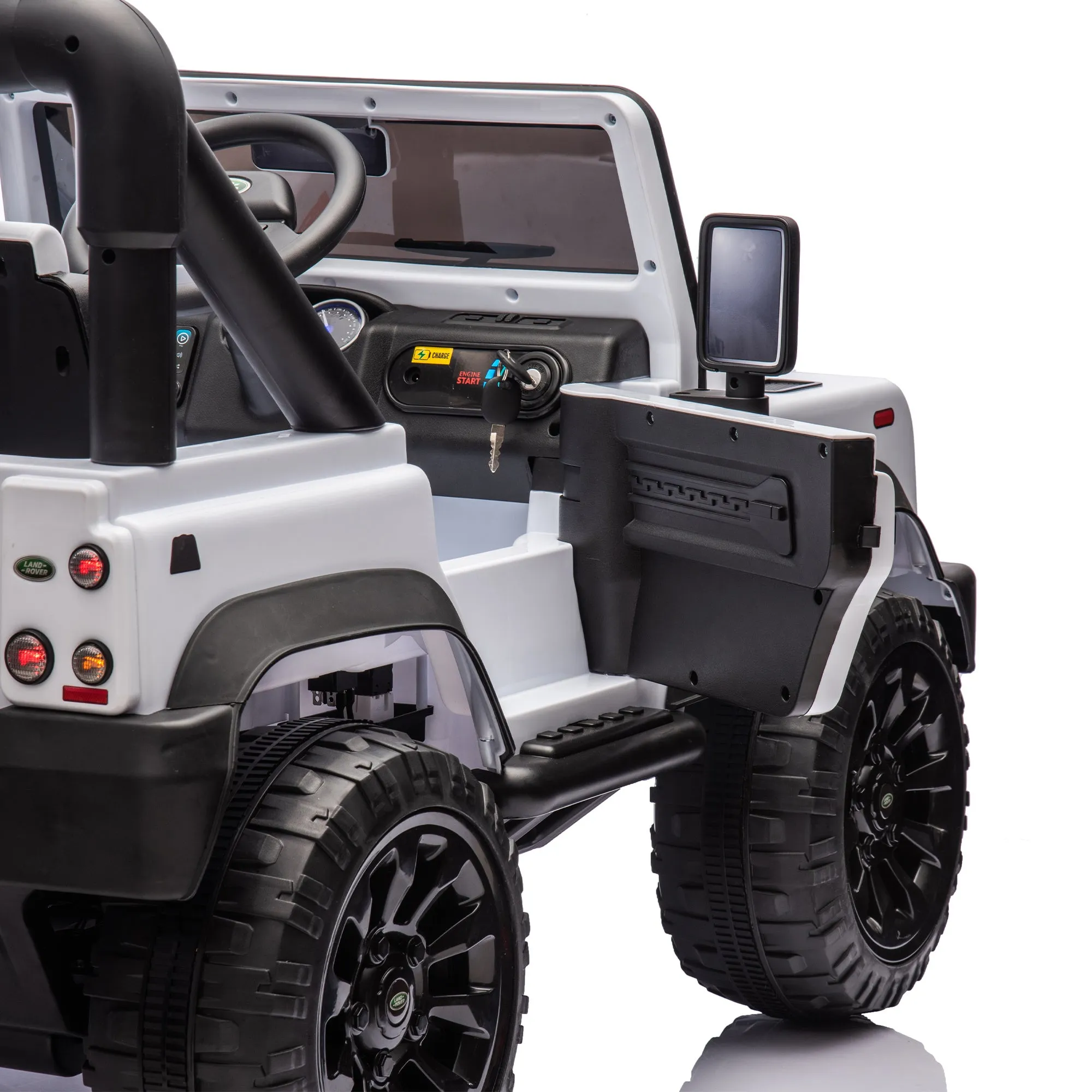 24V Land Rover Defender Kids Ride-On Car with Parent Control