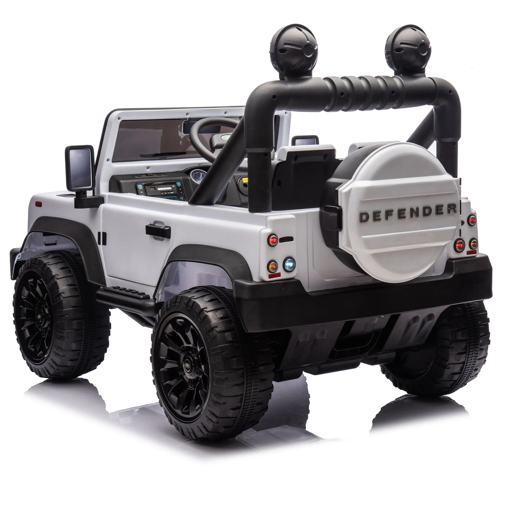 24V Land Rover Defender Kids Ride-On Car with Parent Control