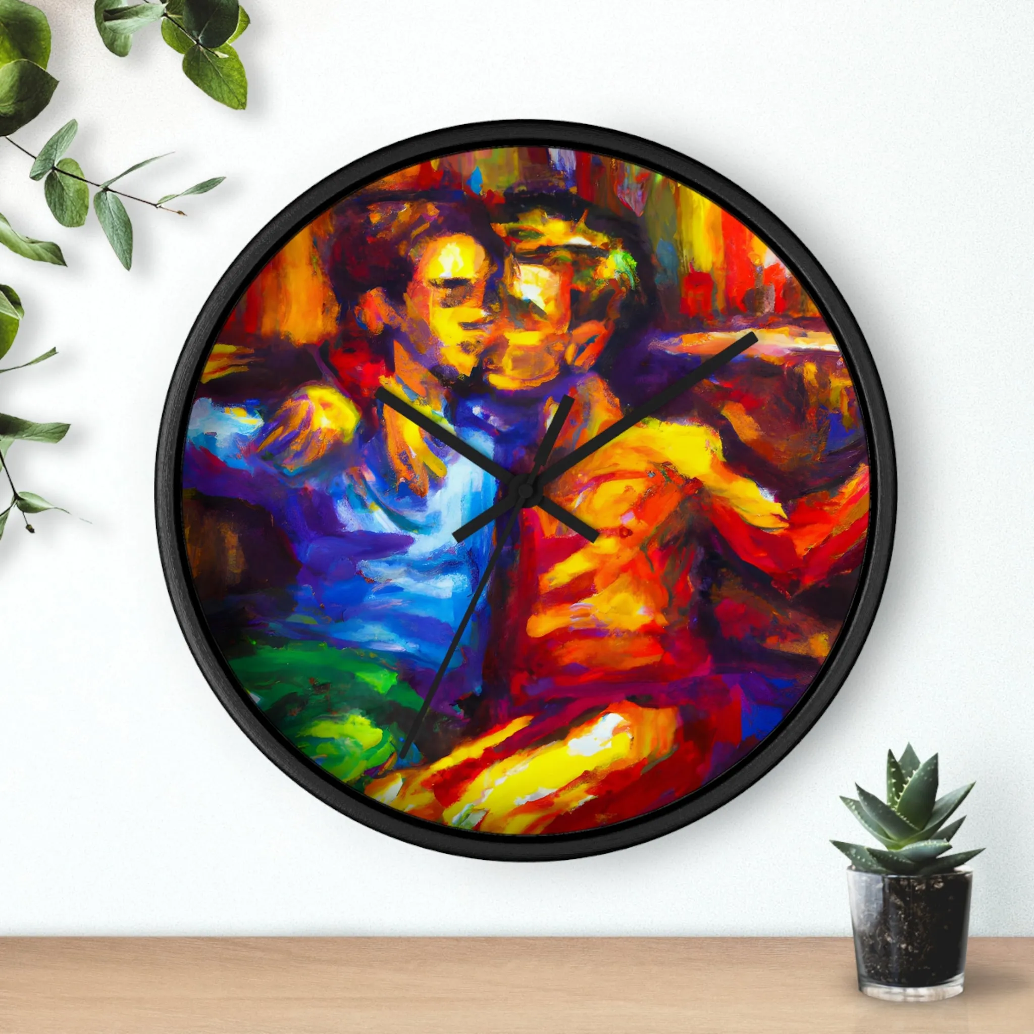 Ace - Gay Love Wall Clock