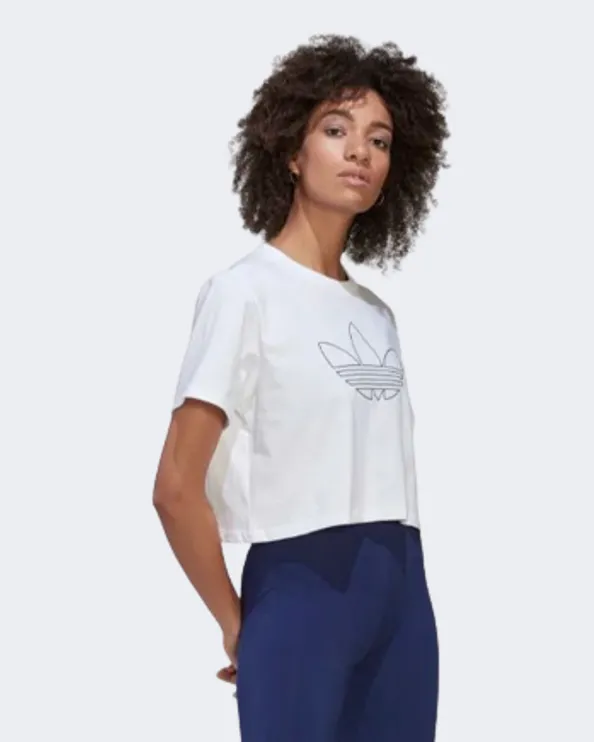 Adidas Crop Women Original T-Shirt White