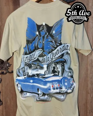 Angel de la guardia - Rollin hard lowrider low rider car culture t shirt