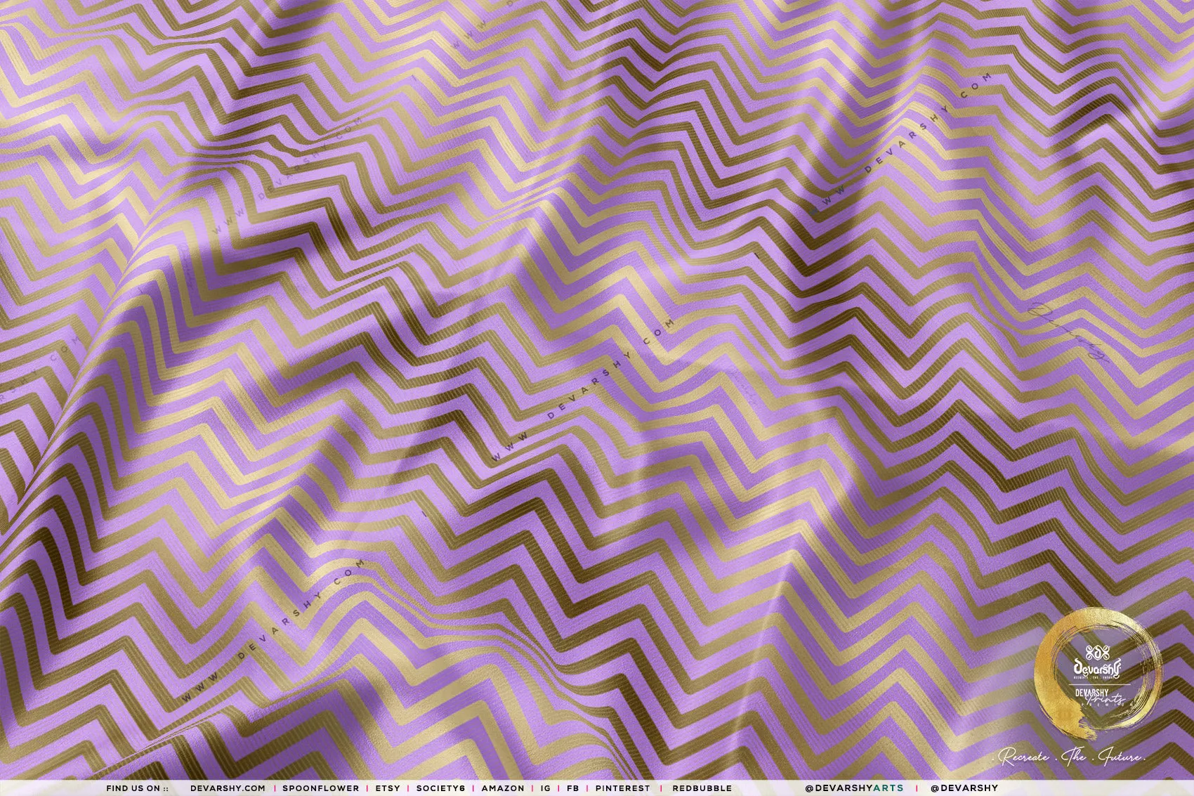 Chevron Pattern Apparel Fabric 3Meters , 4 Colors | 8 Fabric Options | Abstract Fabric By the Yard | D20096