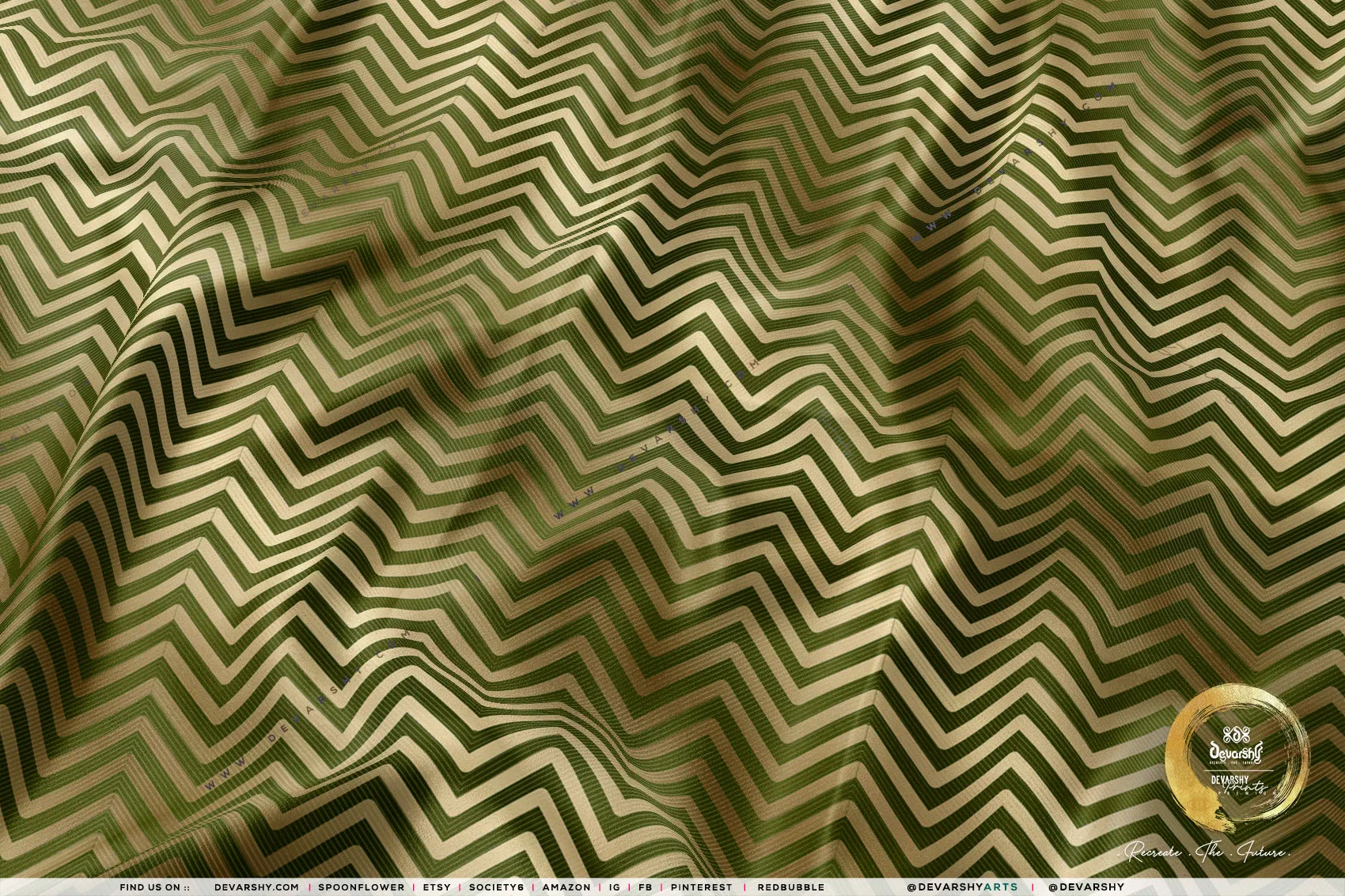 Chevron Pattern Apparel Fabric 3Meters , 4 Colors | 8 Fabric Options | Abstract Fabric By the Yard | D20096