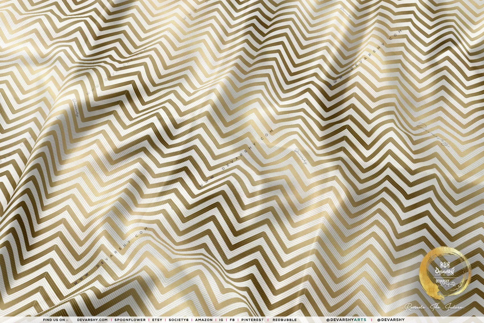 Chevron Pattern Apparel Fabric 3Meters , 4 Colors | 8 Fabric Options | Abstract Fabric By the Yard | D20096