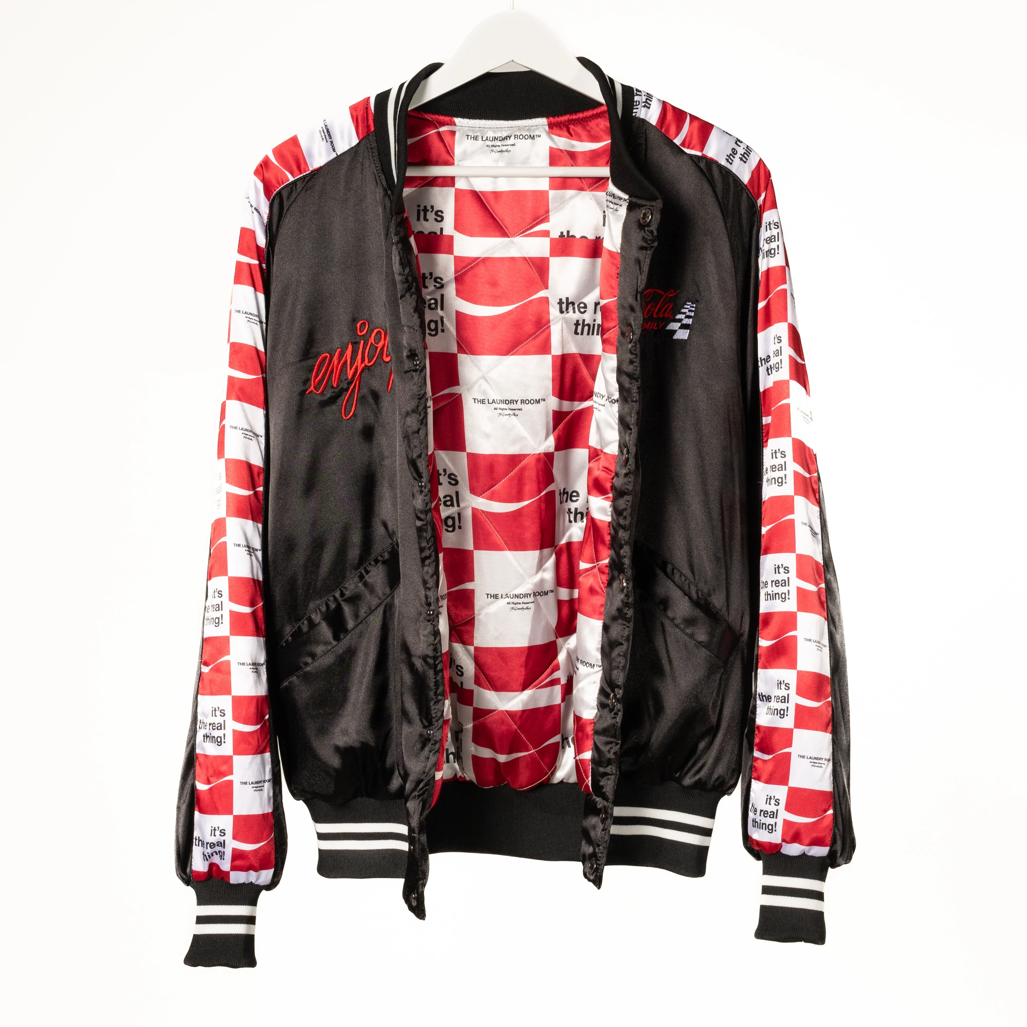 Coca Cola Racing - Stadium Jacket - Black & Red & White