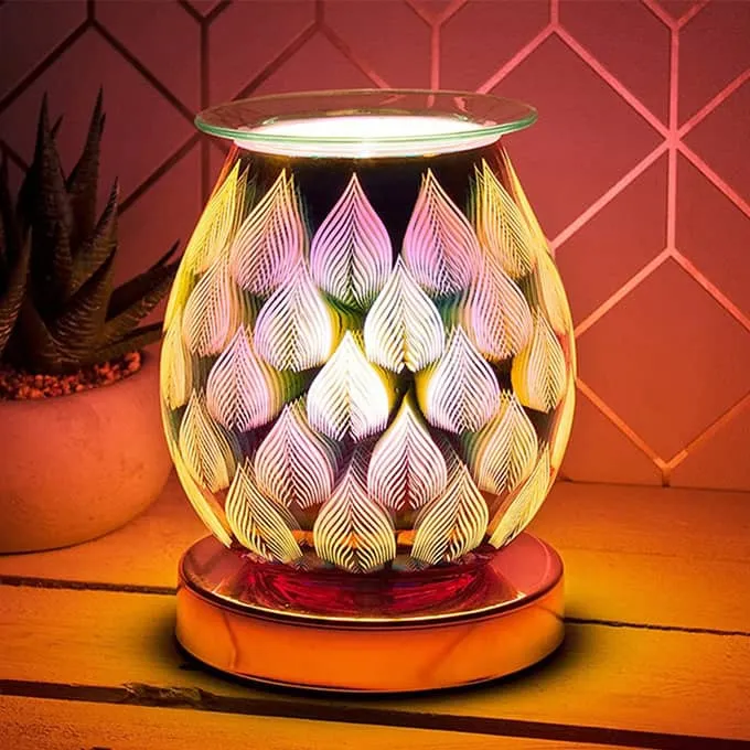 Desire Rose Gold Aroma Bulb Lamp Flame