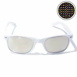 Diffraction Glasses - Supernova, Mindbending Effect (White)