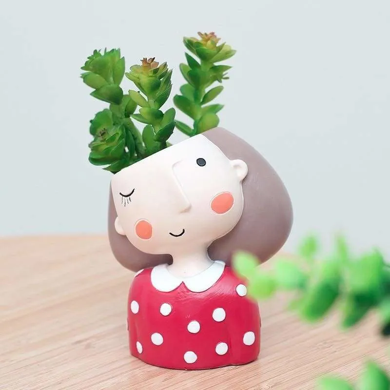 Dreamy Girl Flower Pots