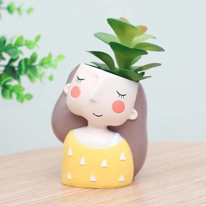 Dreamy Girl Flower Pots