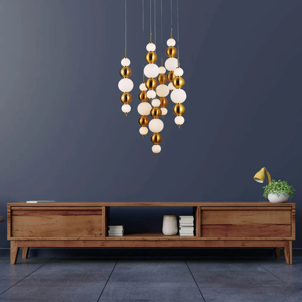 Dreamy Melody LED Light Luxe Chandelier (A1838/7)