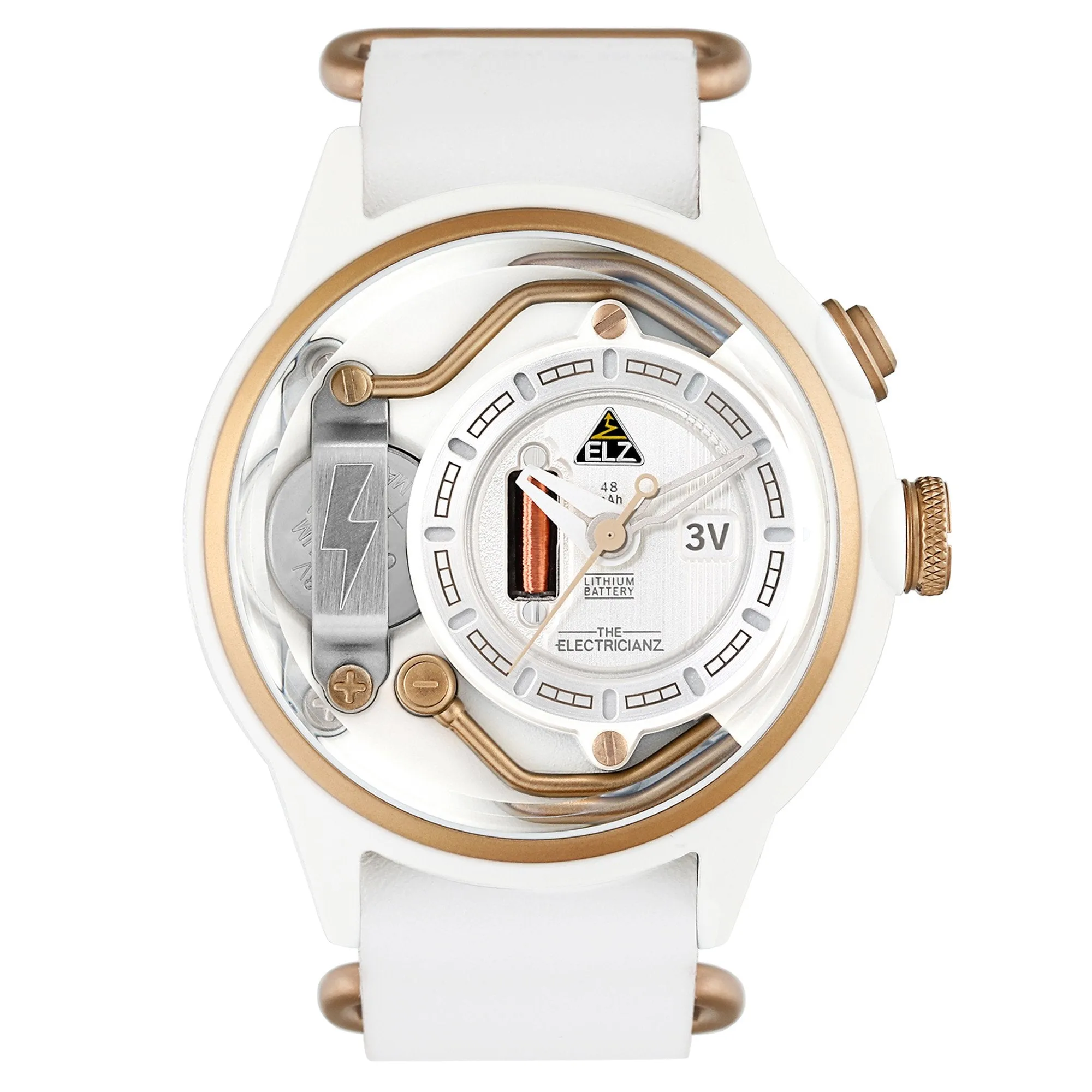 Electricianz White Snow Watch ZZ-A1C/04