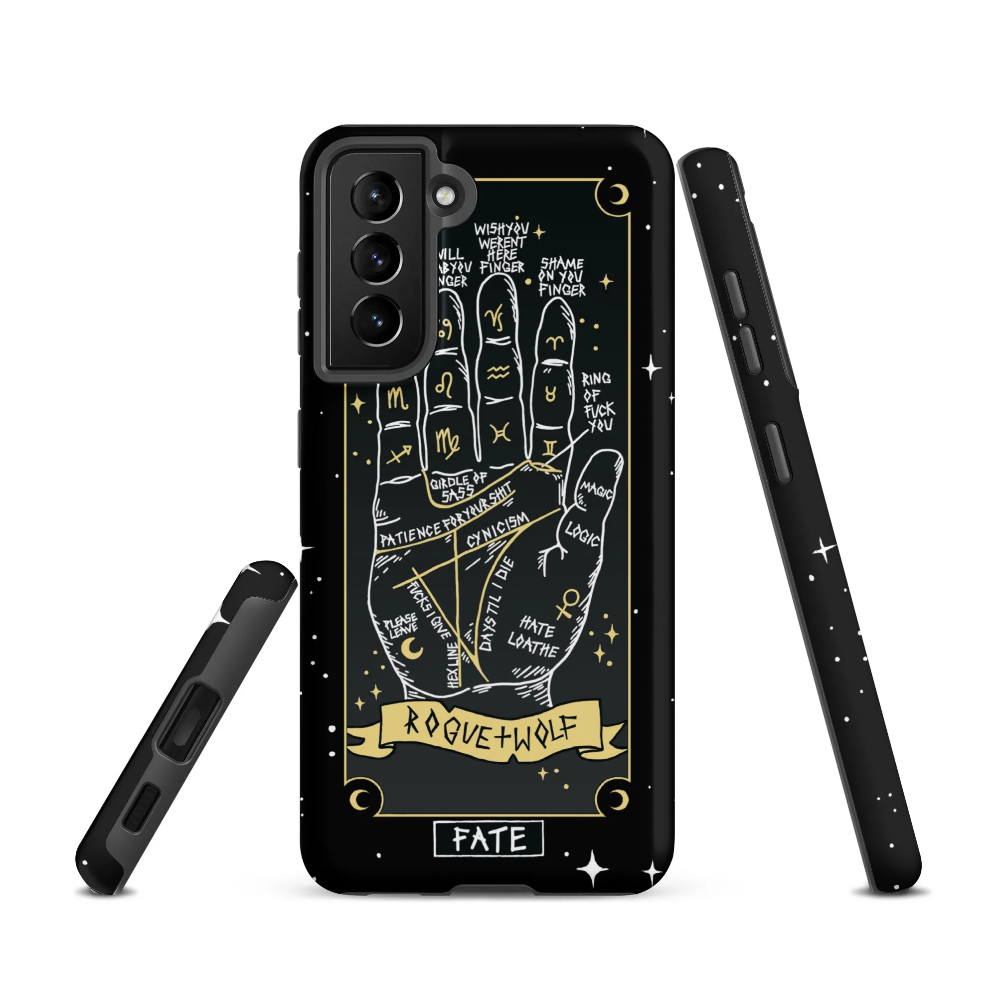 Fate Tarot Tough Phone Case for Samsung - Witchy Goth Anti-scratch Shockproof Phone Case Cover