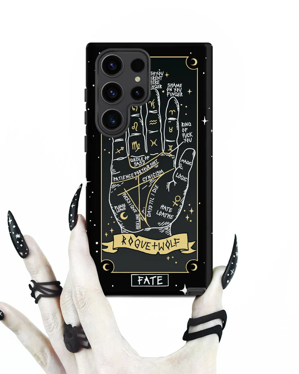 Fate Tarot Tough Phone Case for Samsung - Witchy Goth Anti-scratch Shockproof Phone Case Cover