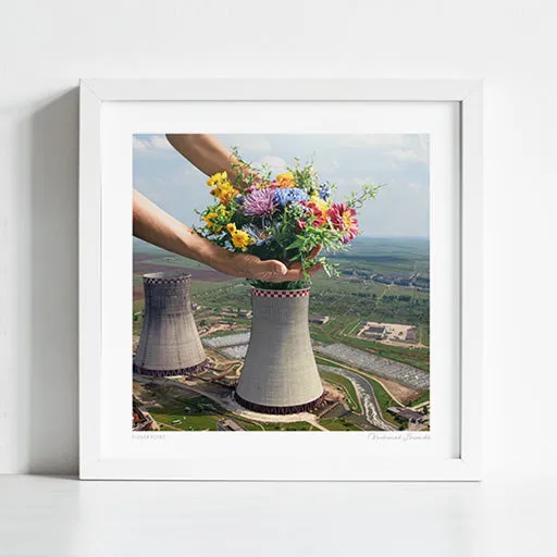 'Flower Plant' Art Print by Vertigo Artography