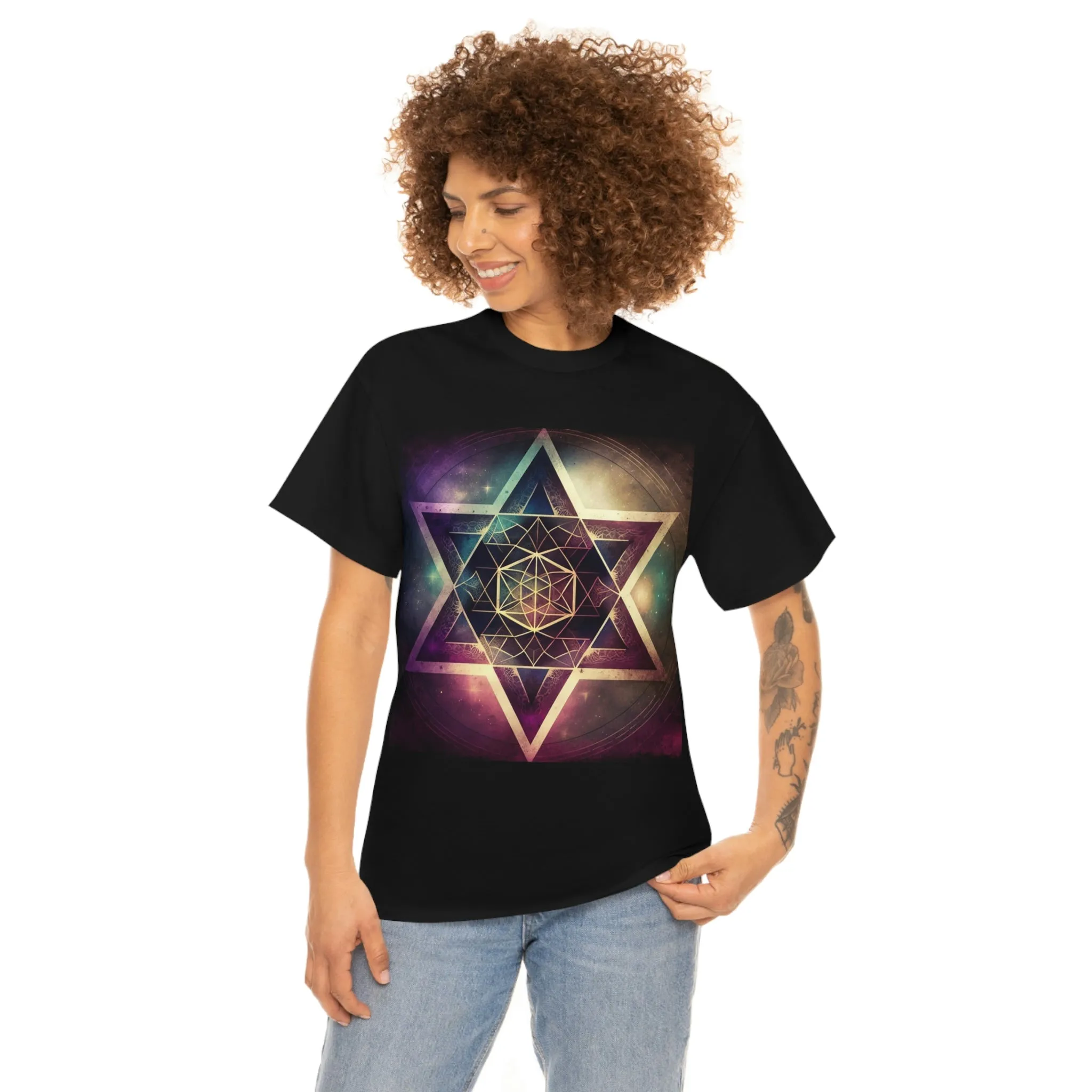 Geometric Star Tee