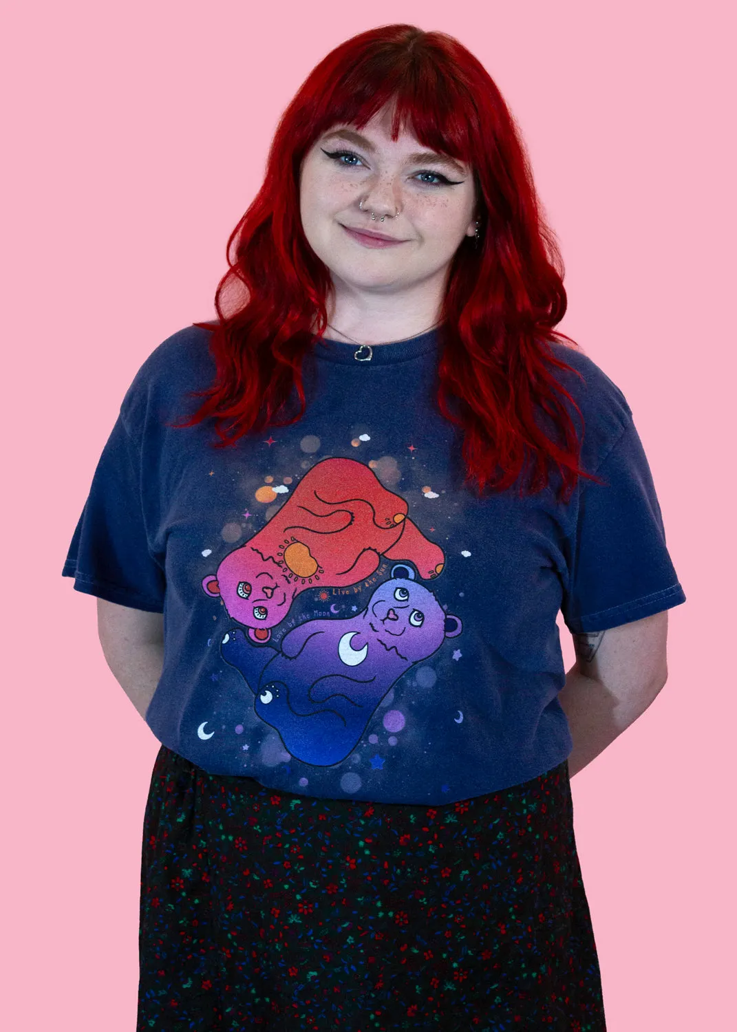 Home of Rainbows - Unisex Sun & Moon Bear Tee