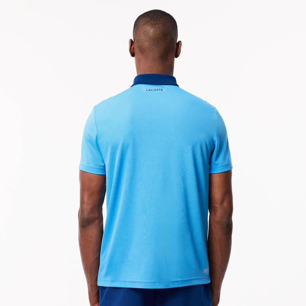 Lacoste Men's Novak Djokovic Tennis X Polo - Argentine Blue