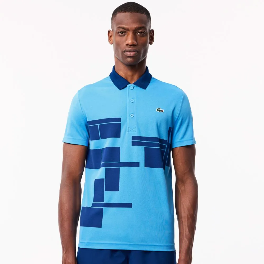 Lacoste Men's Novak Djokovic Tennis X Polo - Argentine Blue