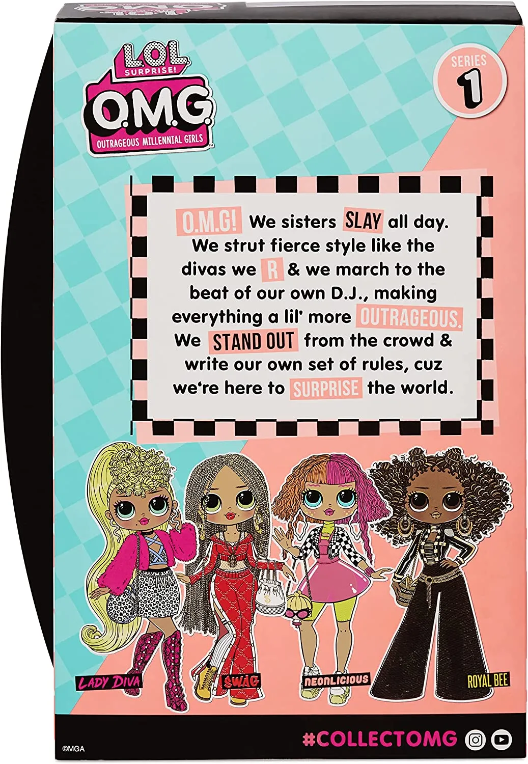 LOL Surprise OMG Neonlicious Fashion Doll– Great Gift for Kids Ages 4 