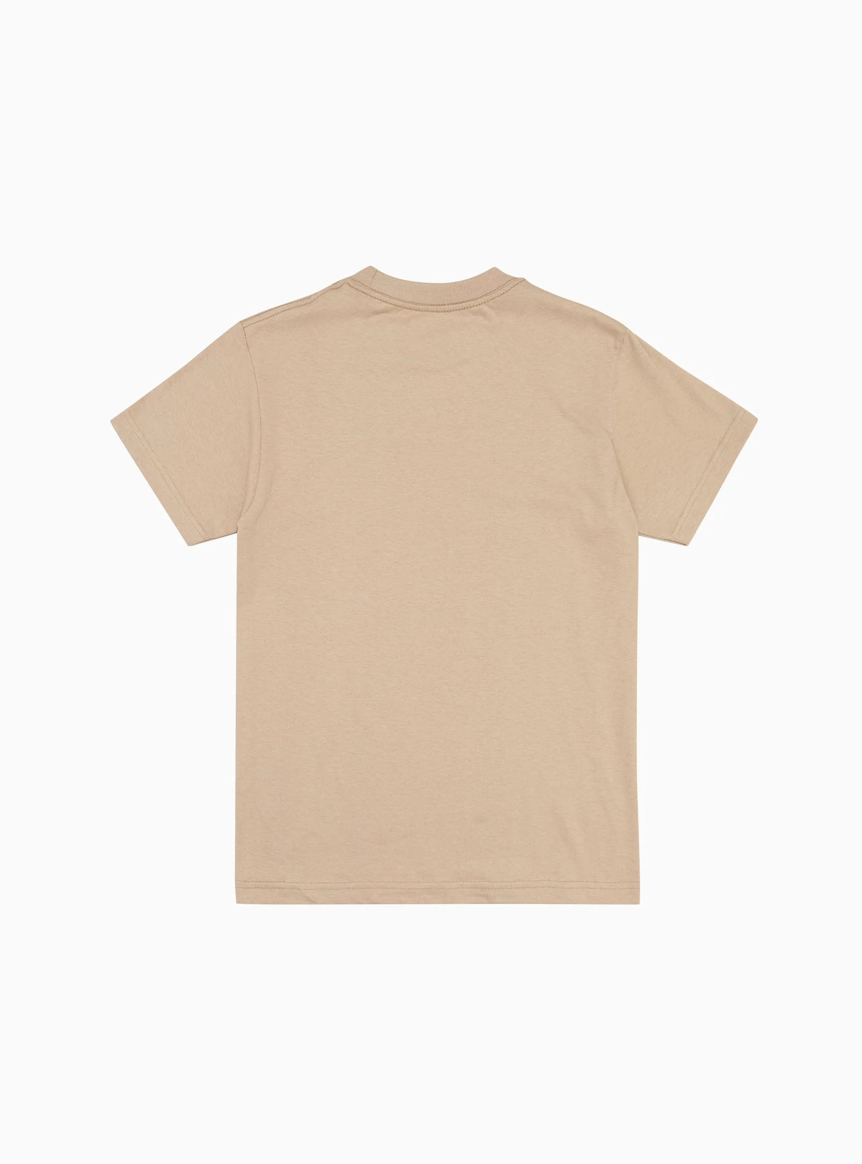 Mind, Body & Soul T-shirt Mushroom Beige