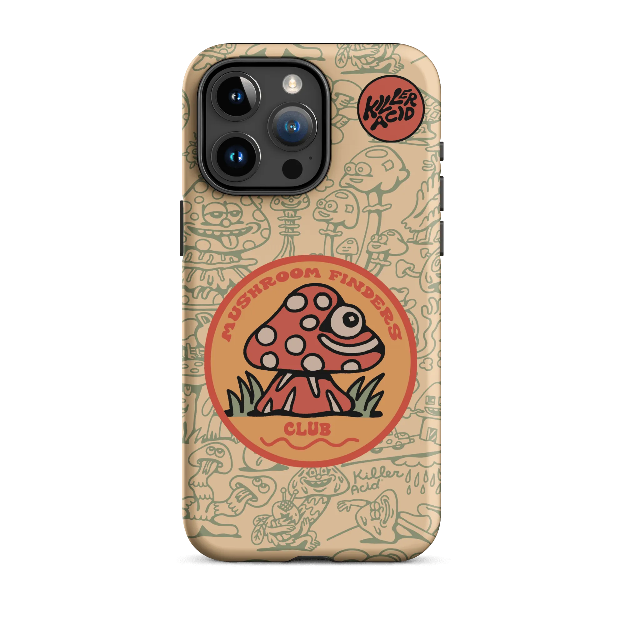 Mushroom Finders Club iPhone Case