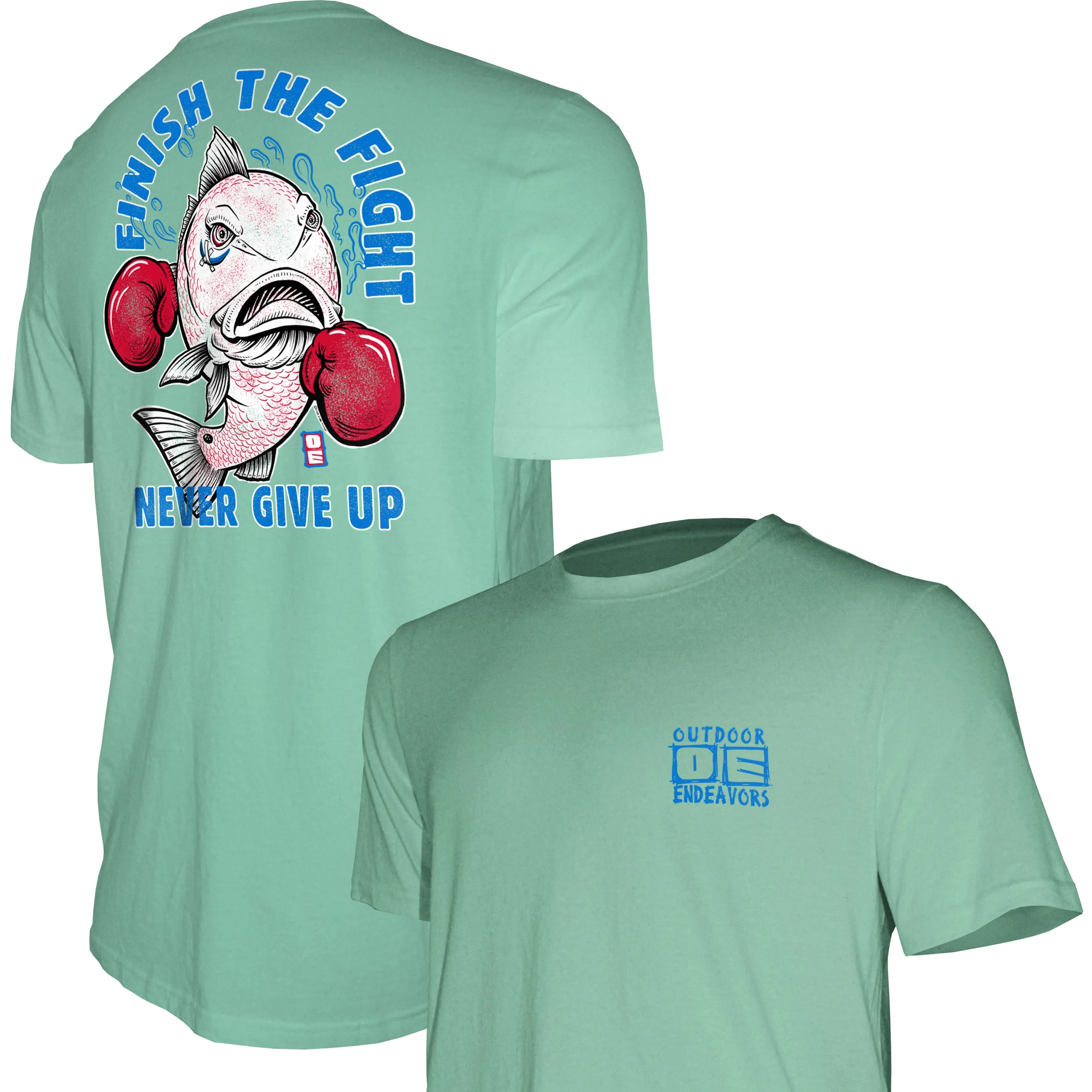 Outdoor Endeavors Attitude- Graphic Tee - Finish the Fight