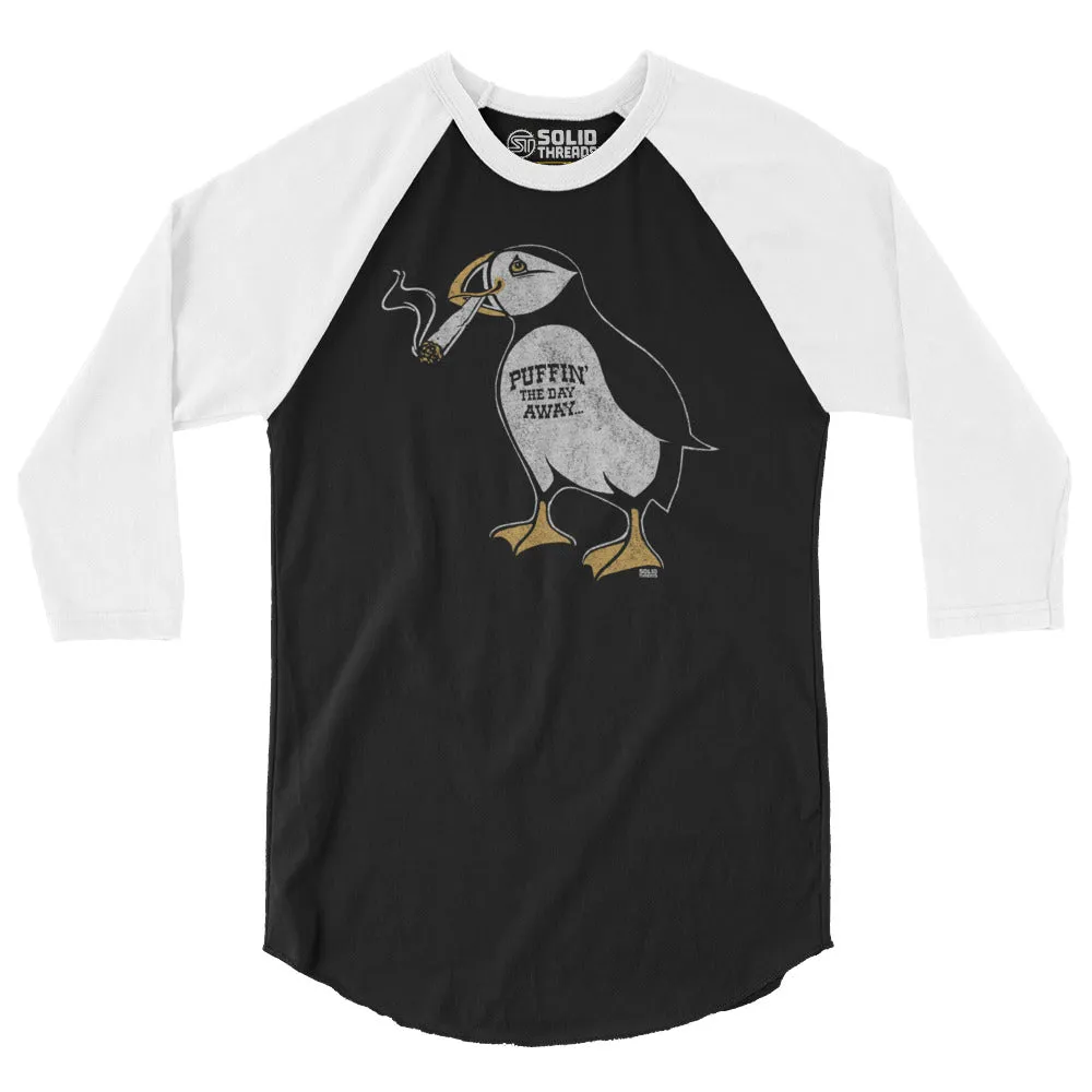 Puffin Away 3/4 Sleeve Baseball T-Shirt