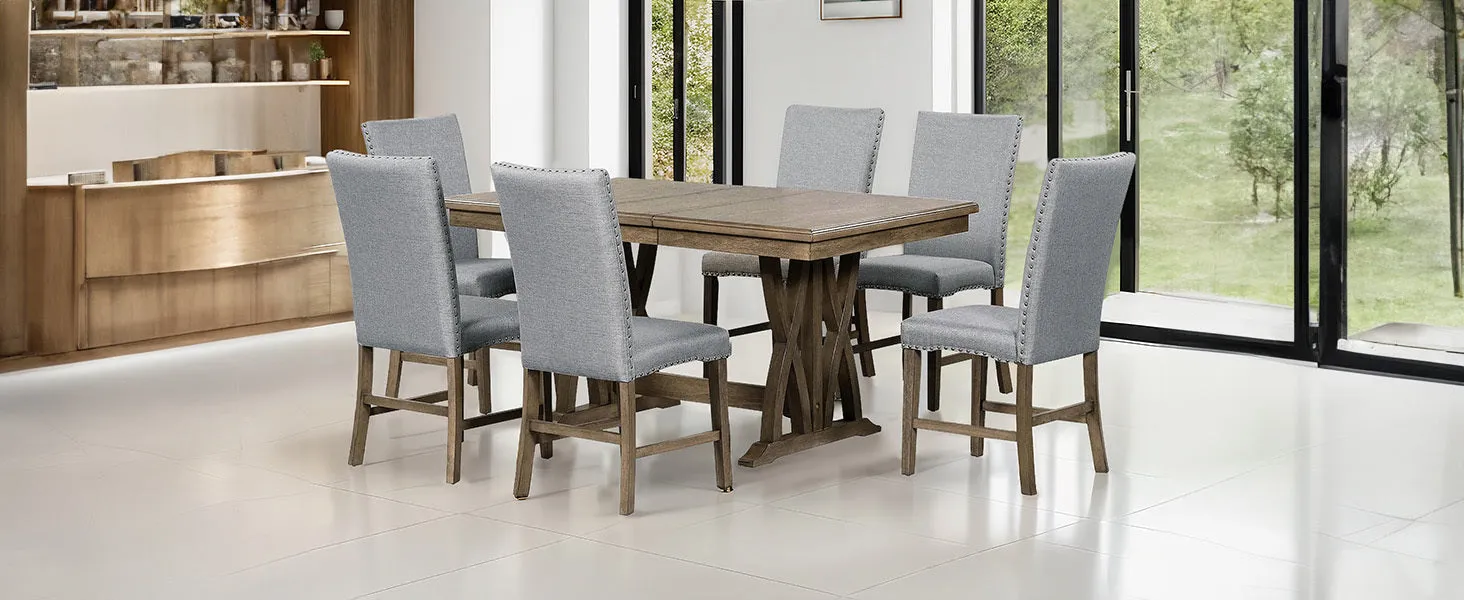 Ray 7-Piece Extendable Dining Set