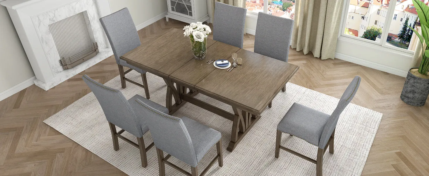 Ray 7-Piece Extendable Dining Set