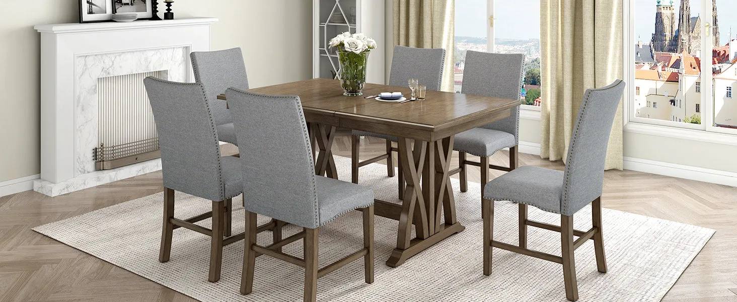 Ray 7-Piece Extendable Dining Set