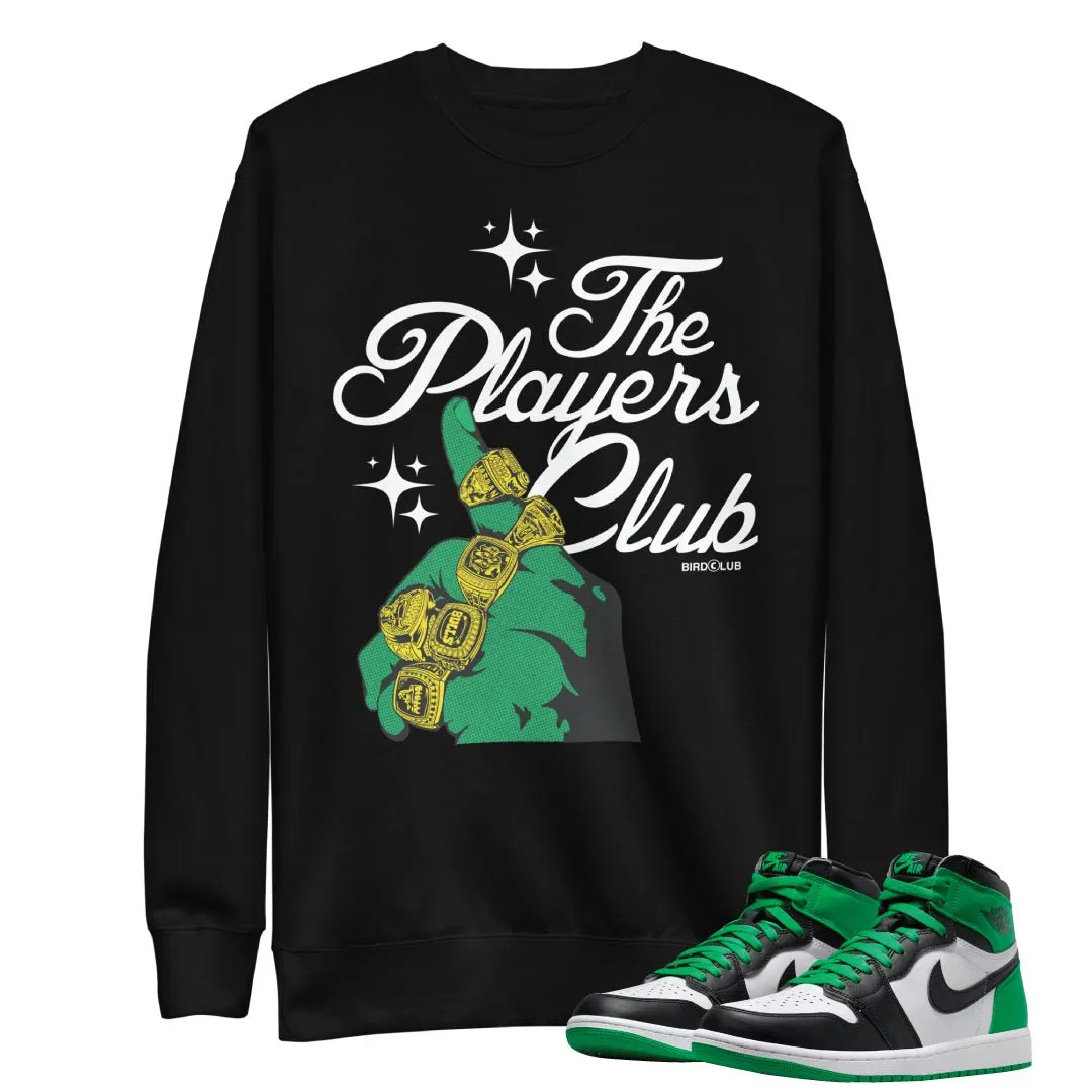 Retro 1 Lucky Green Players Club Sweatshirt