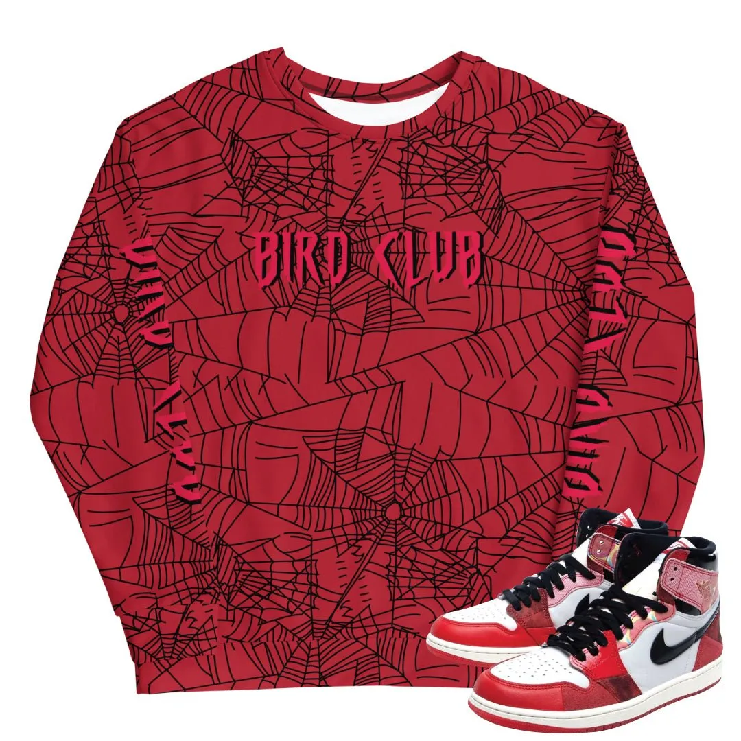 Retro 1 Spider Verse Webs Sweater