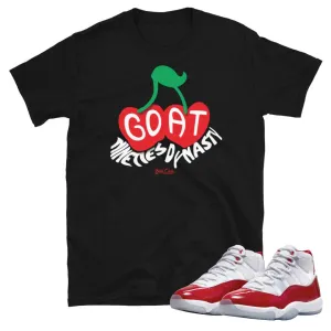 Retro 11 Cherry Red GOAT Shirt