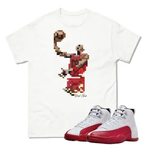 Retro 12 Cherry Air Pixel Shirt