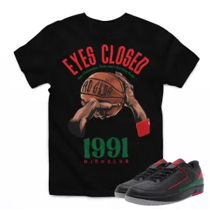 Retro 2 Low Christmas Gucci Eyes Closed Shirt