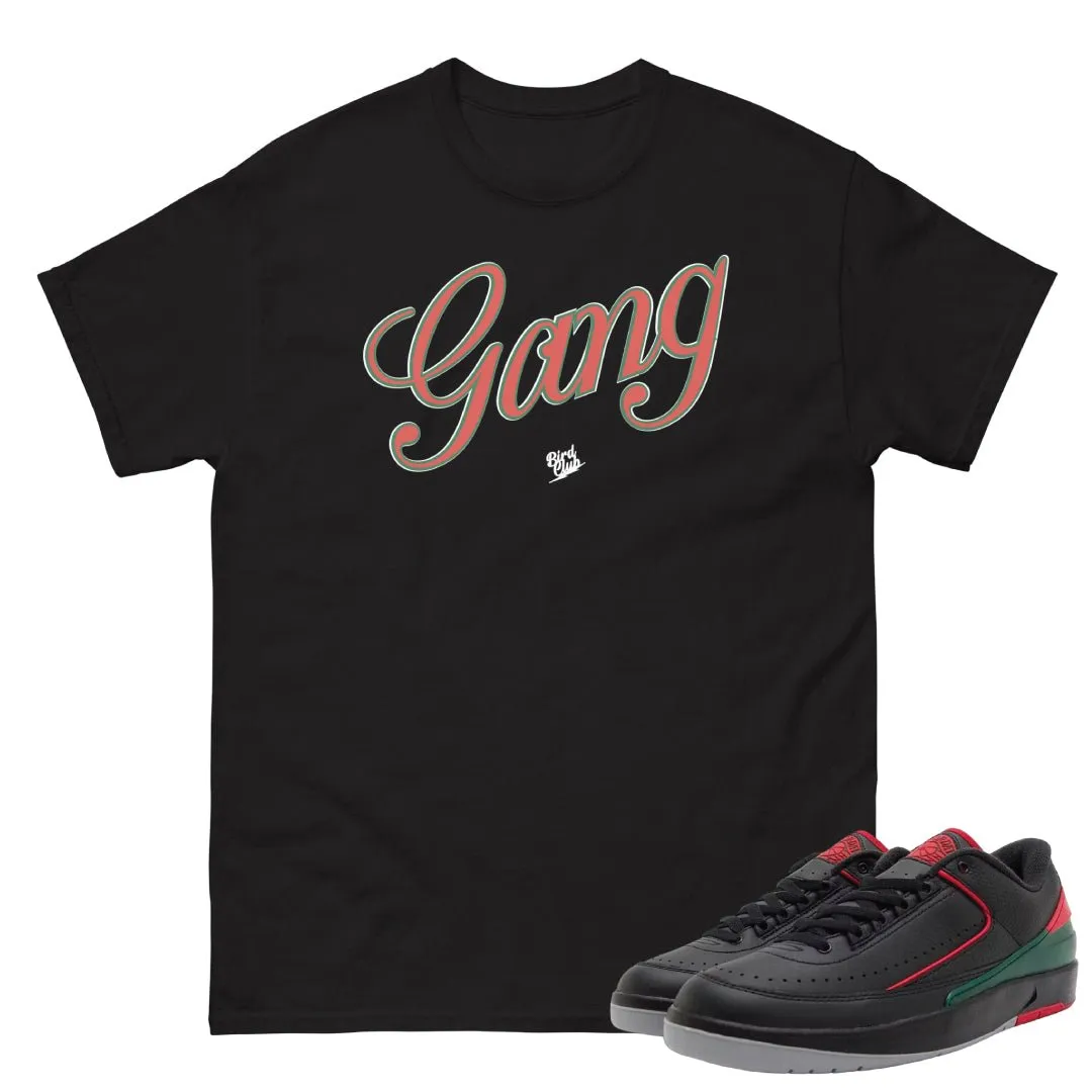 Retro 2 Low Christmas Gucci Gang Shirt