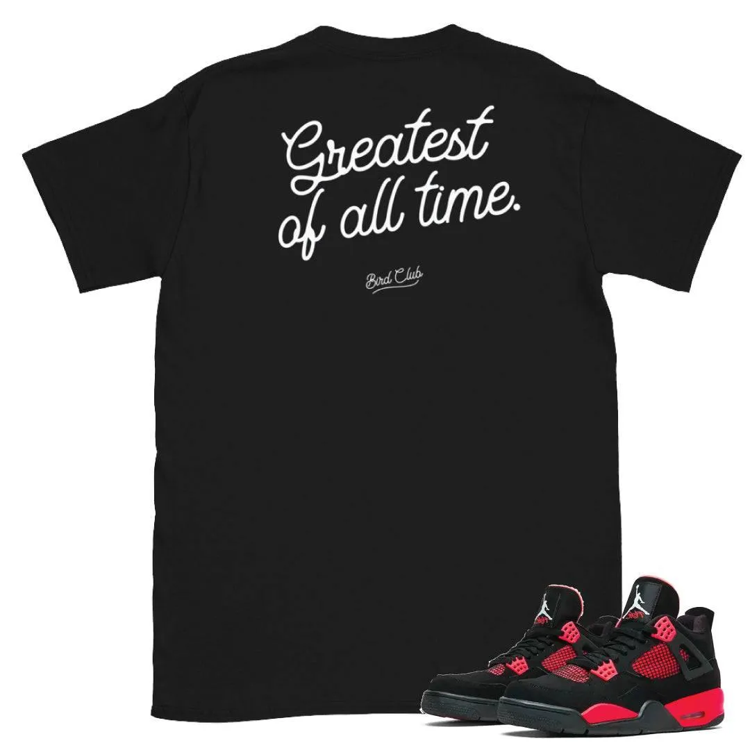 Retro 4 Red Thunder GOAT shirt