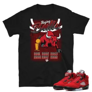 Retro 5 Raging Bulls Shirt