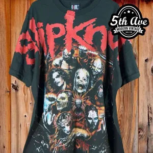 Slipknot: All-Over Print Single Stitch Short Sleeve t shirt with Giant Tag