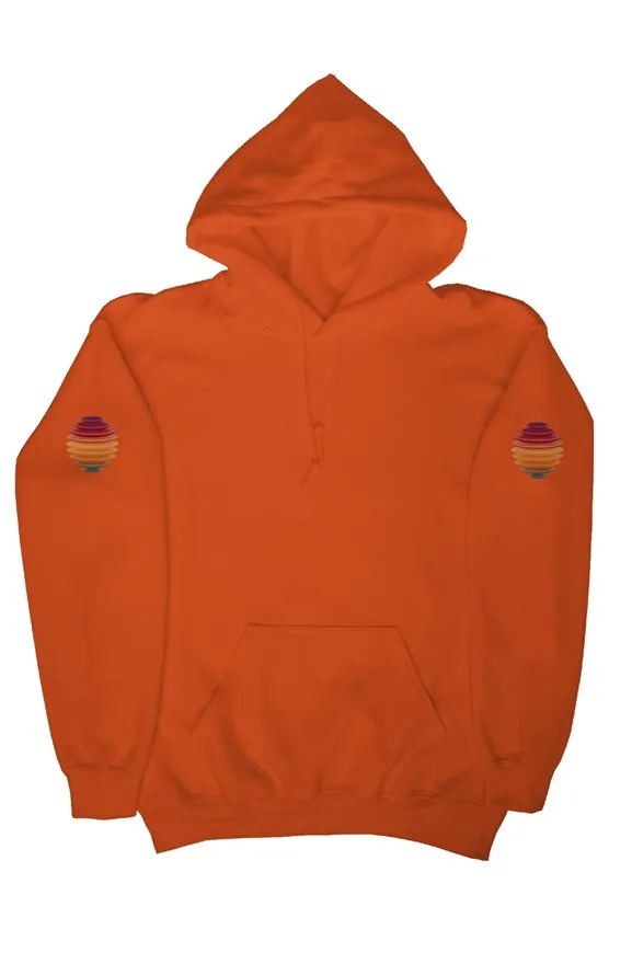 SMF 3D Retro Orange Sunset Hoodie