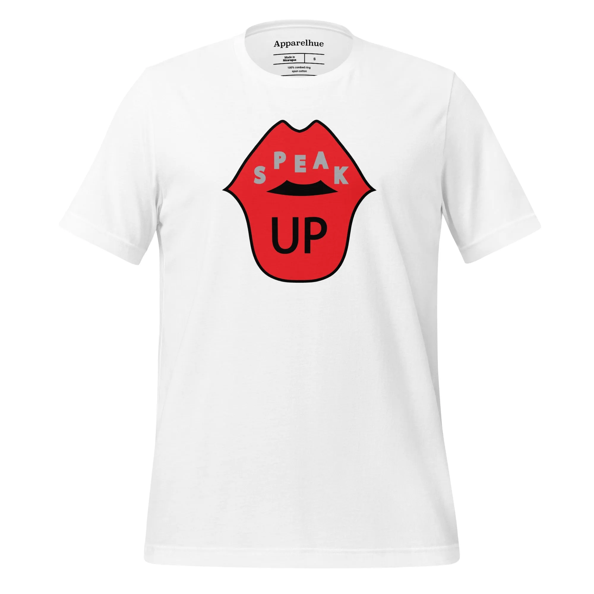 Speak Up Art Print T-Shirt, Unisex t-shirt, Inspirational Graphic Tee, Empowering Art Print Tee, Motivational Quote