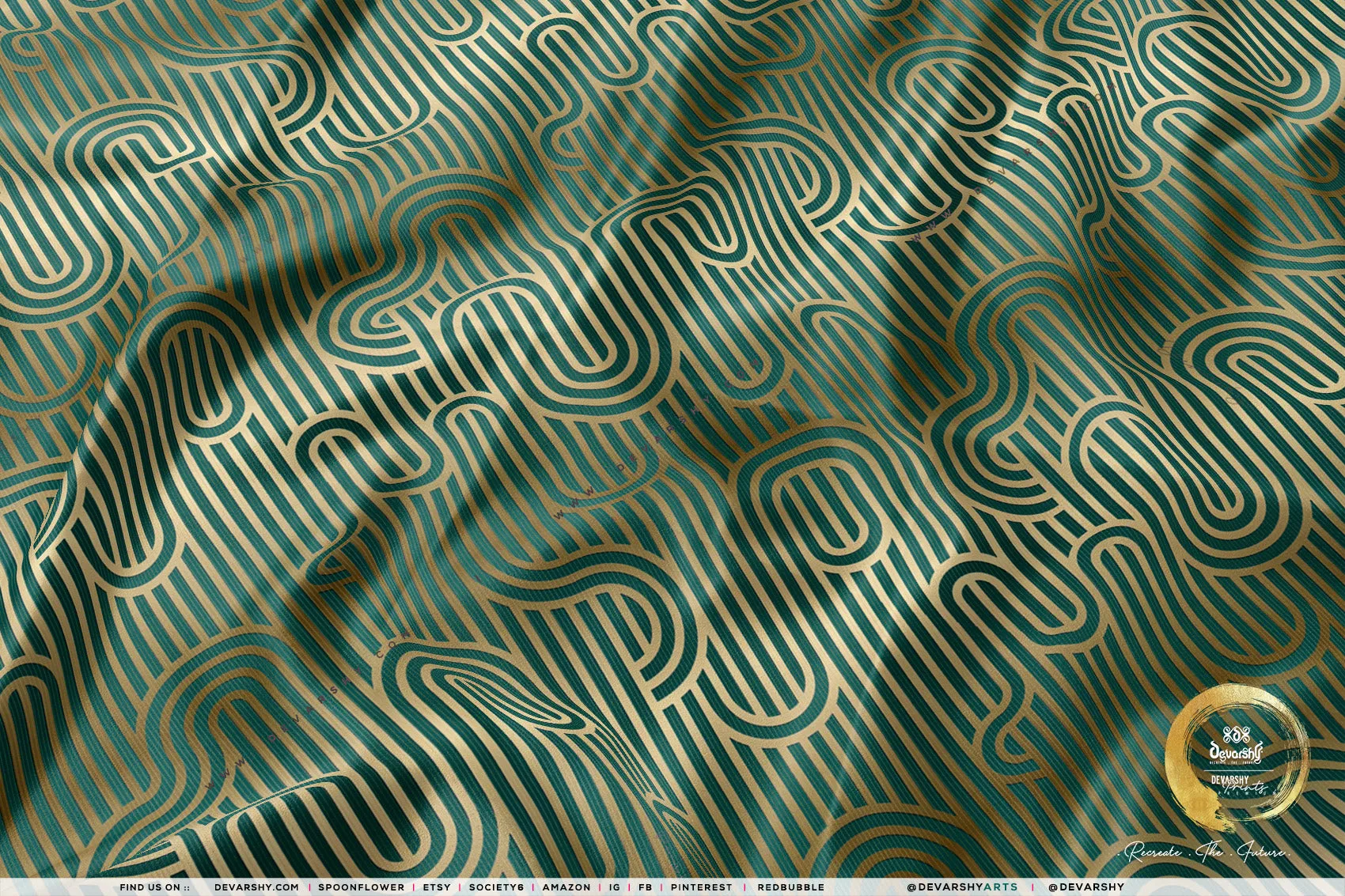 The Scissors Apparel Fabric 3Meters , 4 Colors | 8 Fabric Options | Abstract Fabric By the Yard | D20091