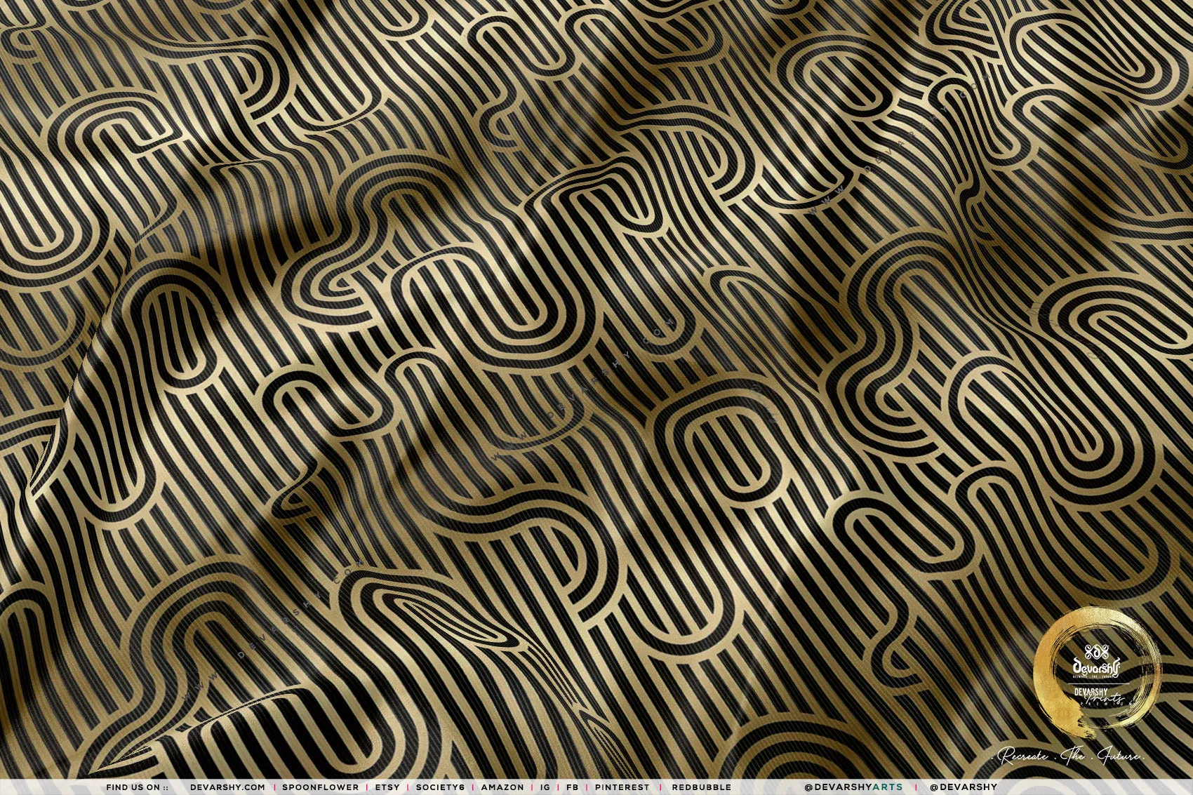 The Scissors Apparel Fabric 3Meters , 4 Colors | 8 Fabric Options | Abstract Fabric By the Yard | D20091