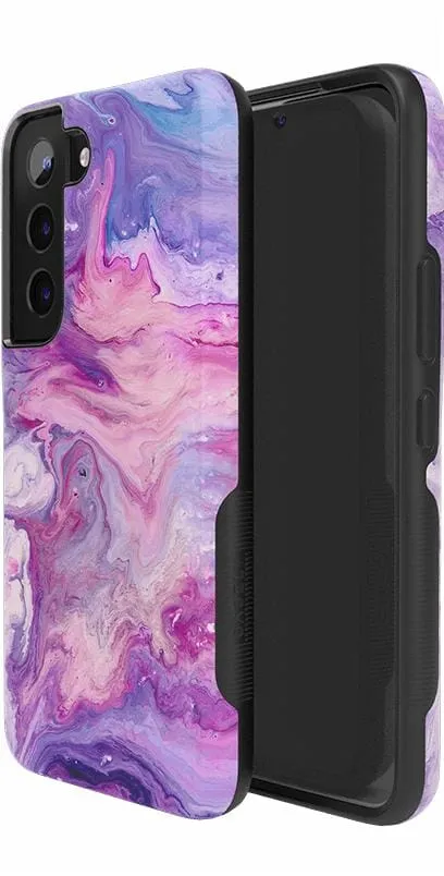 Tie Dying Over You | Purple Marble Samsung Case