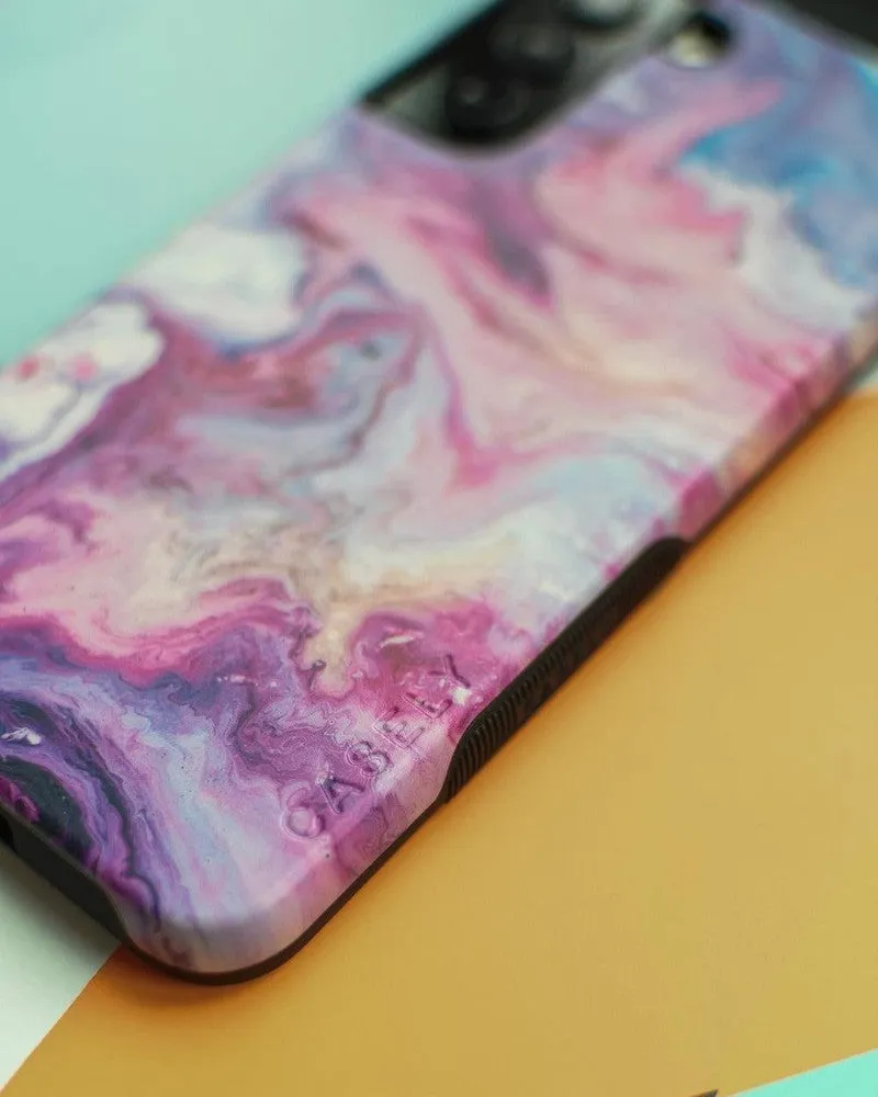 Tie Dying Over You | Purple Marble Samsung Case