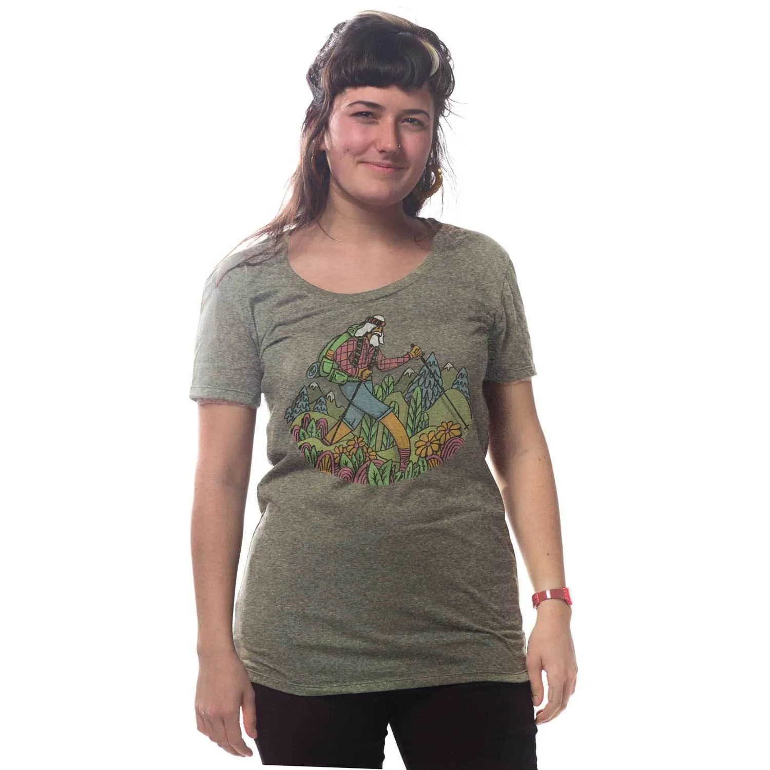 Women's Wise Hiker T-shirt | Design by Dylan Fant